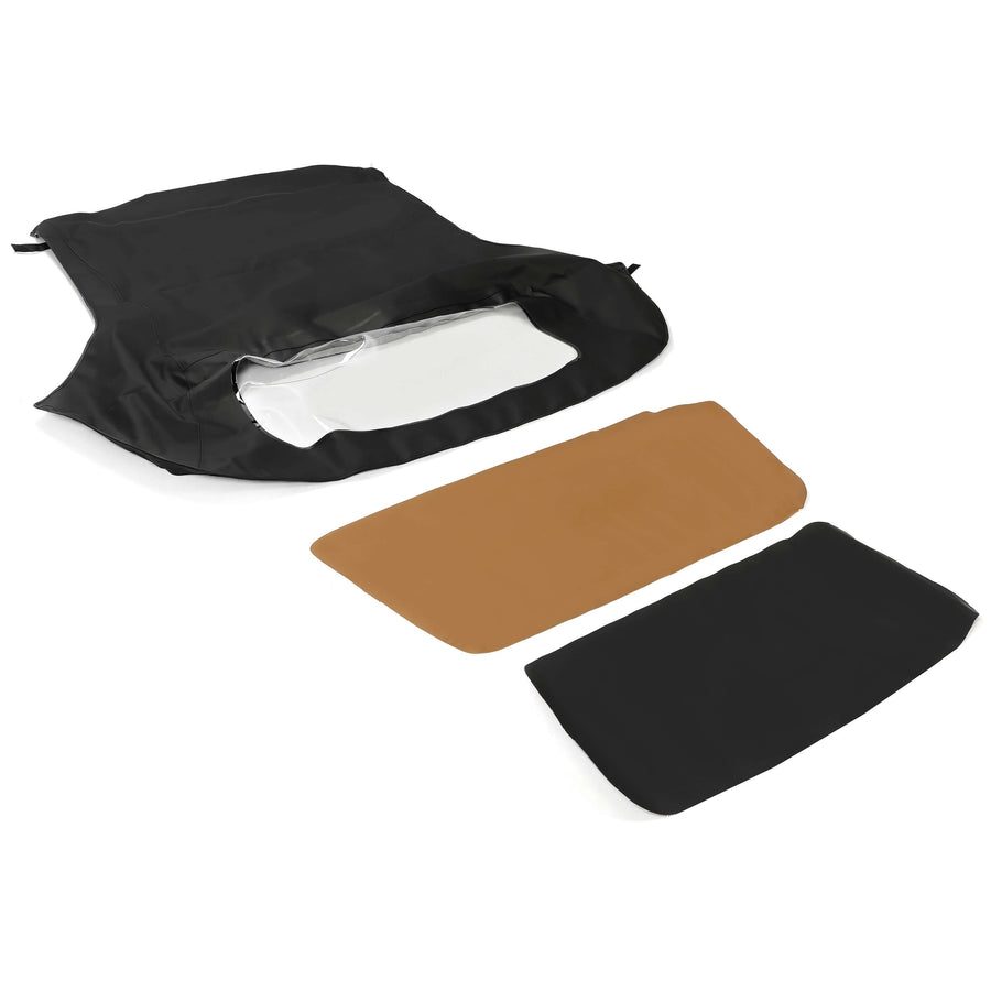 YIKATOO® Convertible Soft Top w/ Plastic Window Replacement For 1994-1999 BMW 3-Series E36 -junior