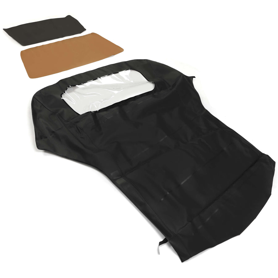 YIKATOO® Convertible Soft Top w/ Plastic Window Replacement For 1994-1999 BMW 3-Series E36 -junior