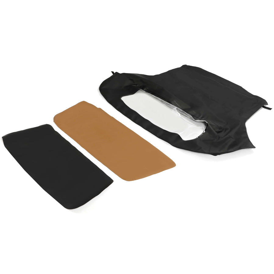 YIKATOO® Convertible Soft Top w/ Plastic Window Replacement For 1994-1999 BMW 3-Series E36 -junior