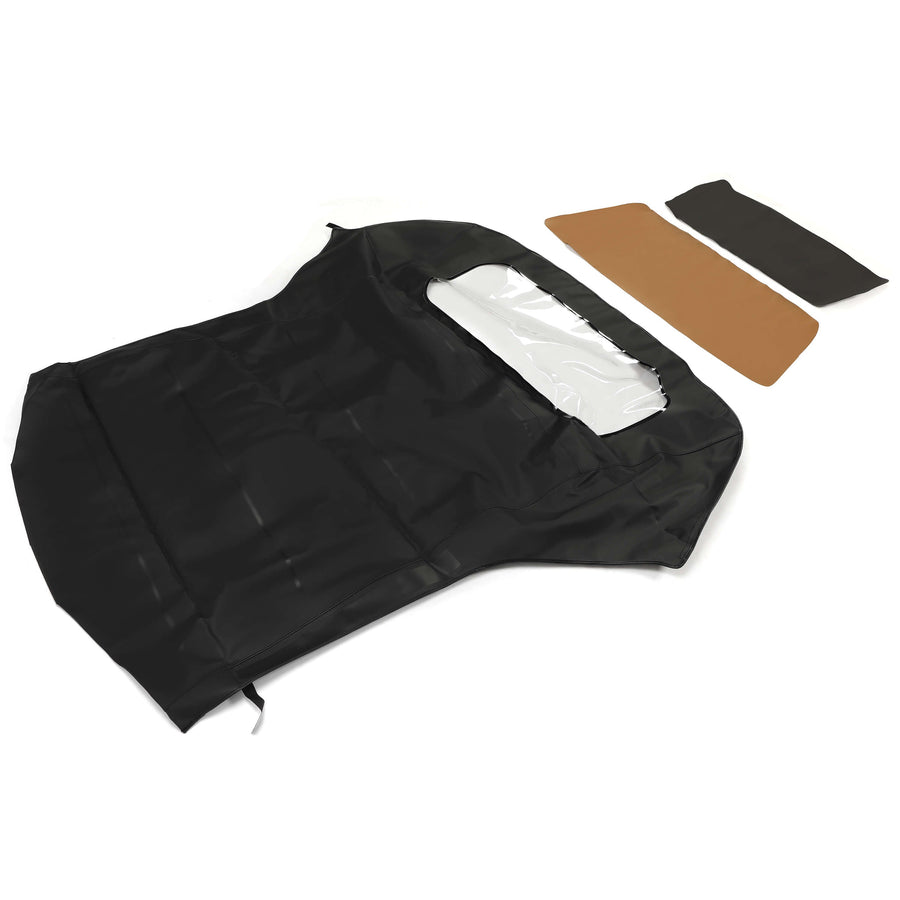 YIKATOO® Convertible Soft Top w/ Plastic Window Replacement For 1994-1999 BMW 3-Series E36 -junior