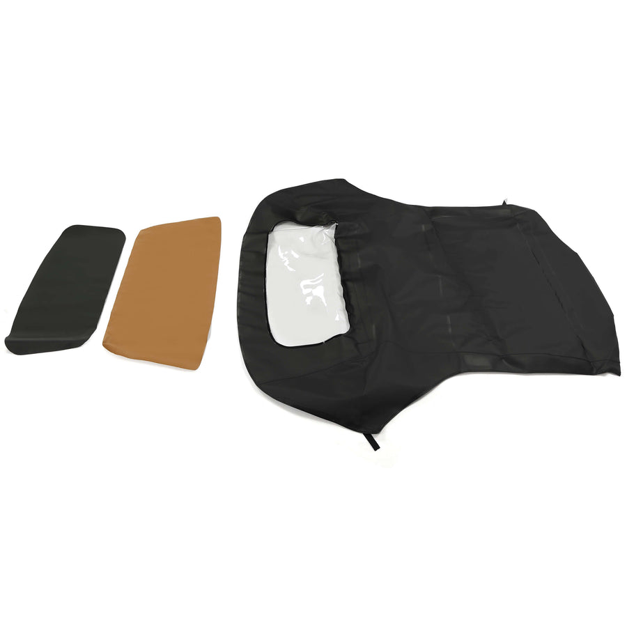 YIKATOO® Convertible Soft Top w/ Plastic Window Replacement For 1994-1999 BMW 3-Series E36 -junior