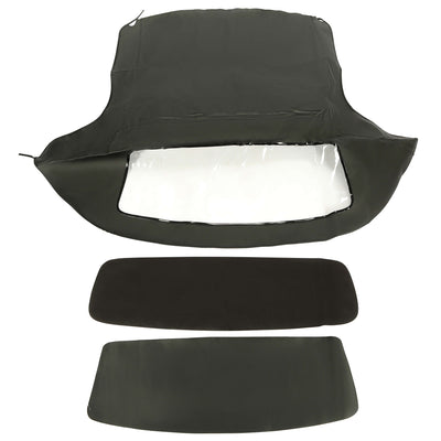 YIKATOO® Convertible Soft Top Roof with Plastic Window Compatible with 1996-2002 BMW Z3 & M Roadster Convertibles（Blackï¼?junior