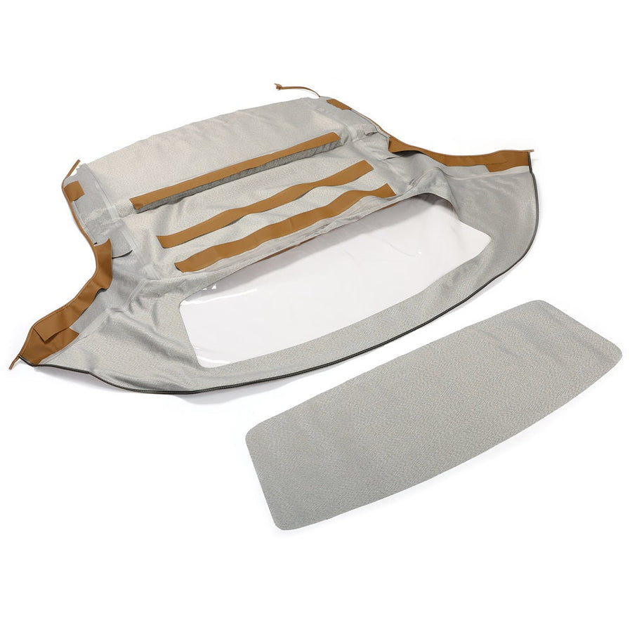 YIKATOO® Convertible Soft Top Compatible with 1996-2002 BMW Z3 & M Roadster Convertibles w/Plastic Window Tan Cabrio -junior