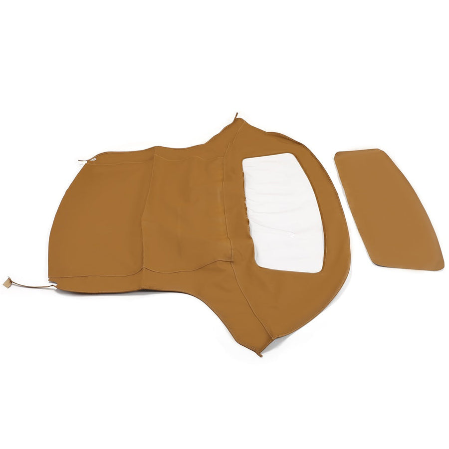 YIKATOO® Convertible Soft Top Compatible with 1996-2002 BMW Z3 & M Roadster Convertibles w/Plastic Window Tan Cabrio -junior