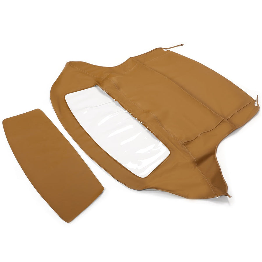 YIKATOO® Convertible Soft Top Compatible with 1996-2002 BMW Z3 & M Roadster Convertibles w/Plastic Window Tan Cabrio -junior