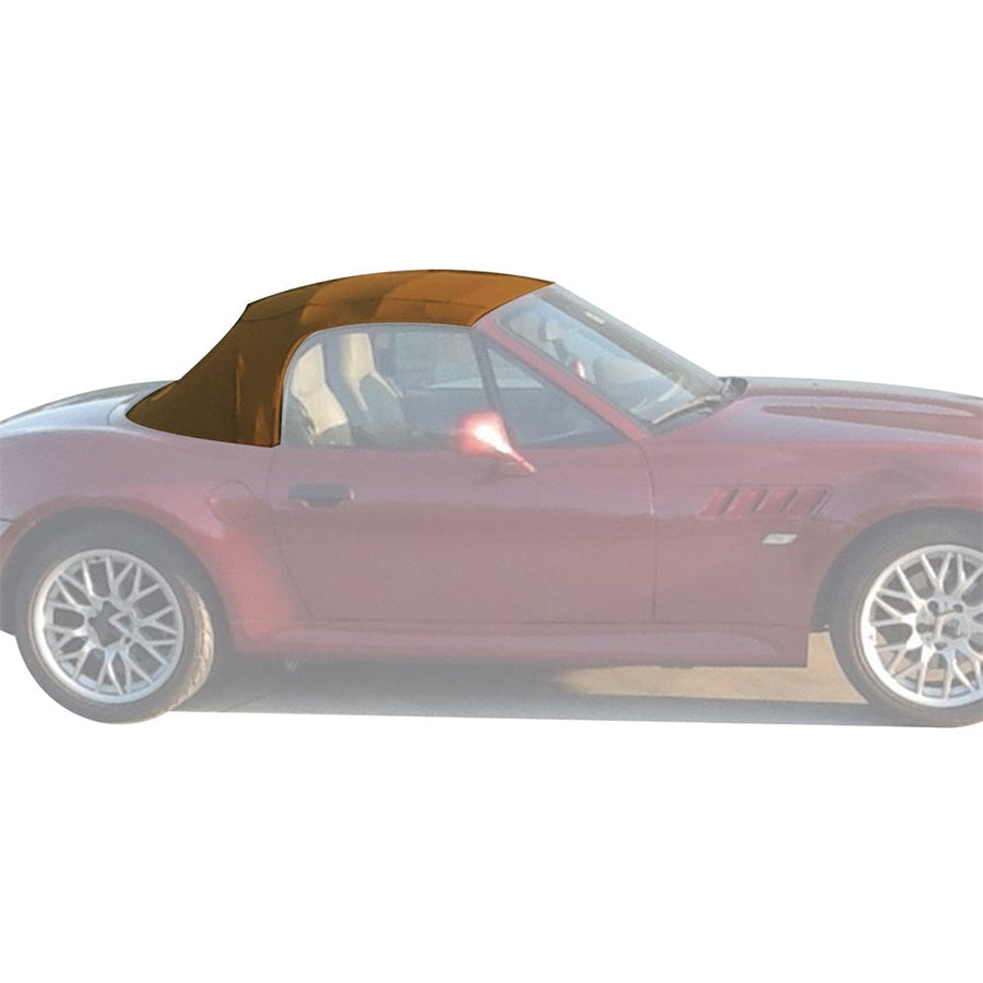 YIKATOO® Convertible Soft Top Compatible with 1996-2002 BMW Z3 & M Roadster Convertibles w/Plastic Window Tan Cabrio -junior