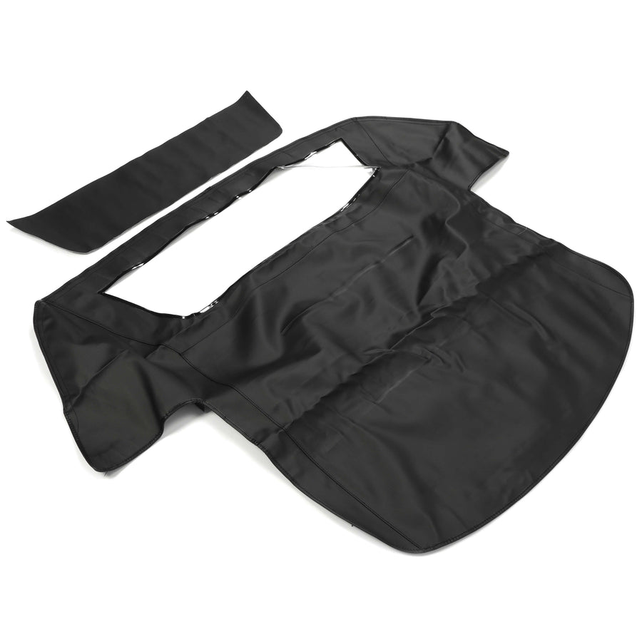 YIKATOO® Black Soft Top With Plastic Window For 1986-1993 Chevrolet Corvette Convertible -junior