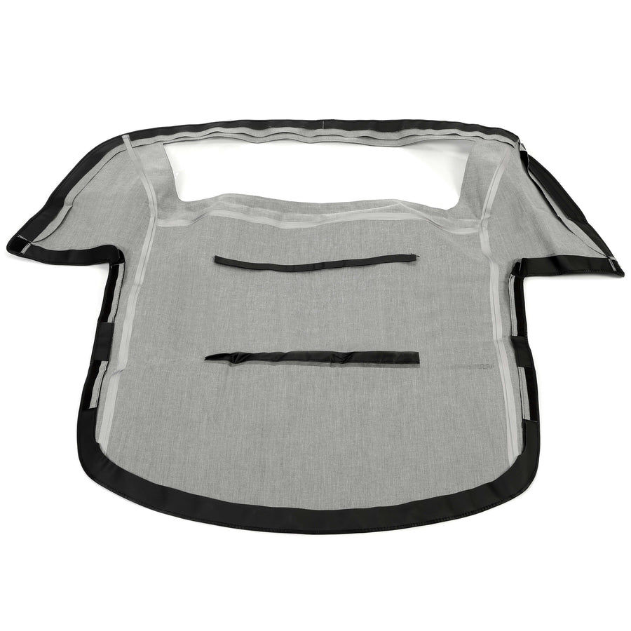 YIKATOO® Black Soft Top With Plastic Window For 1986-1993 Chevrolet Corvette Convertible -junior