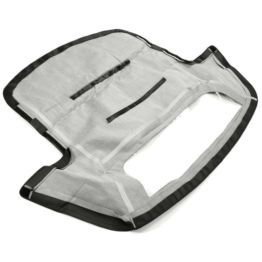 YIKATOO® Black Soft Top With Plastic Window For 1986-1993 Chevrolet Corvette Convertible -junior