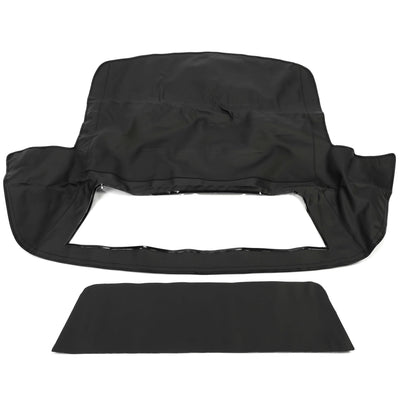 YIKATOO® Black Soft Top With Plastic Window For 1986-1993 Chevrolet Corvette Convertible -junior