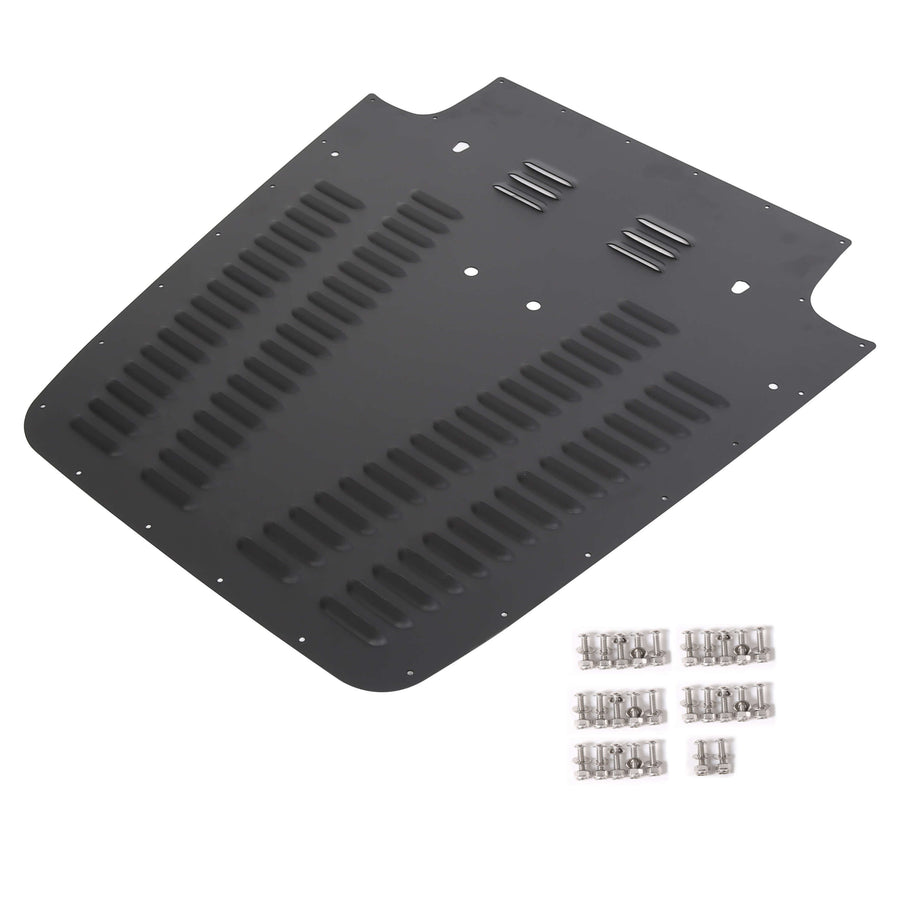 YIKATOO® Aluminum Vented Hood Louver Black Powder coated For 1997-2002 Jeep Wrangler TJ -junior