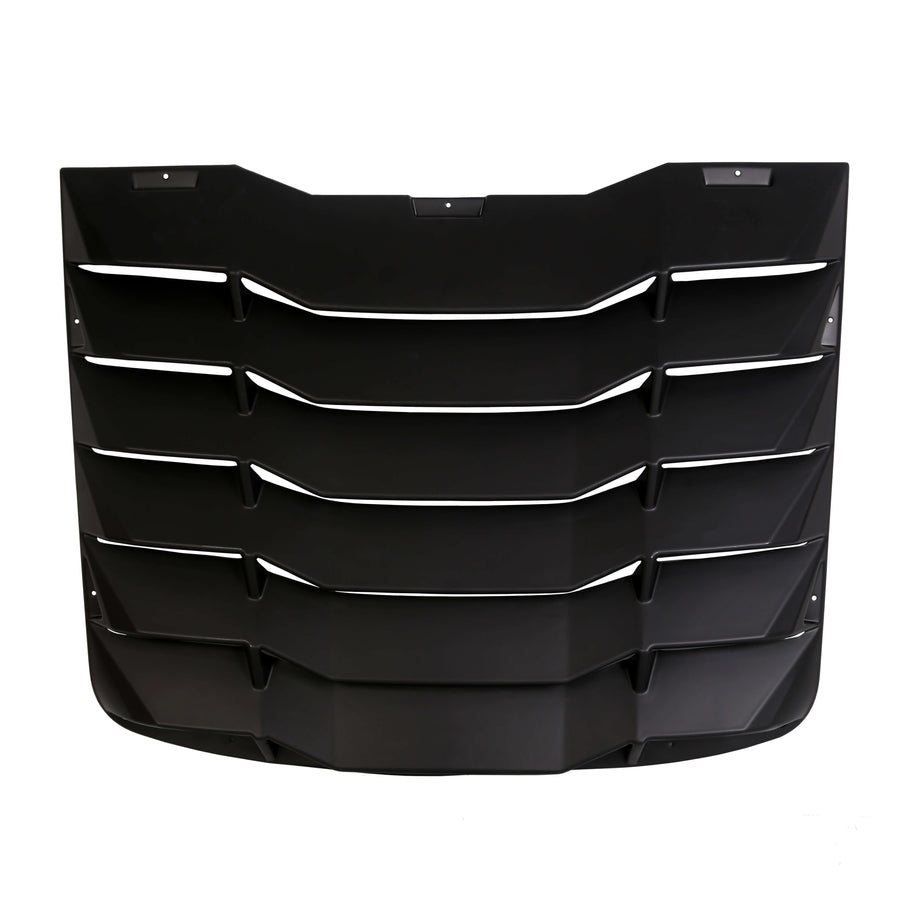 YIKATOO® Matte Black Rear Windshield Louvers Cover ABS For 03-08 04 05 06 07 Nissan 350Z -junior