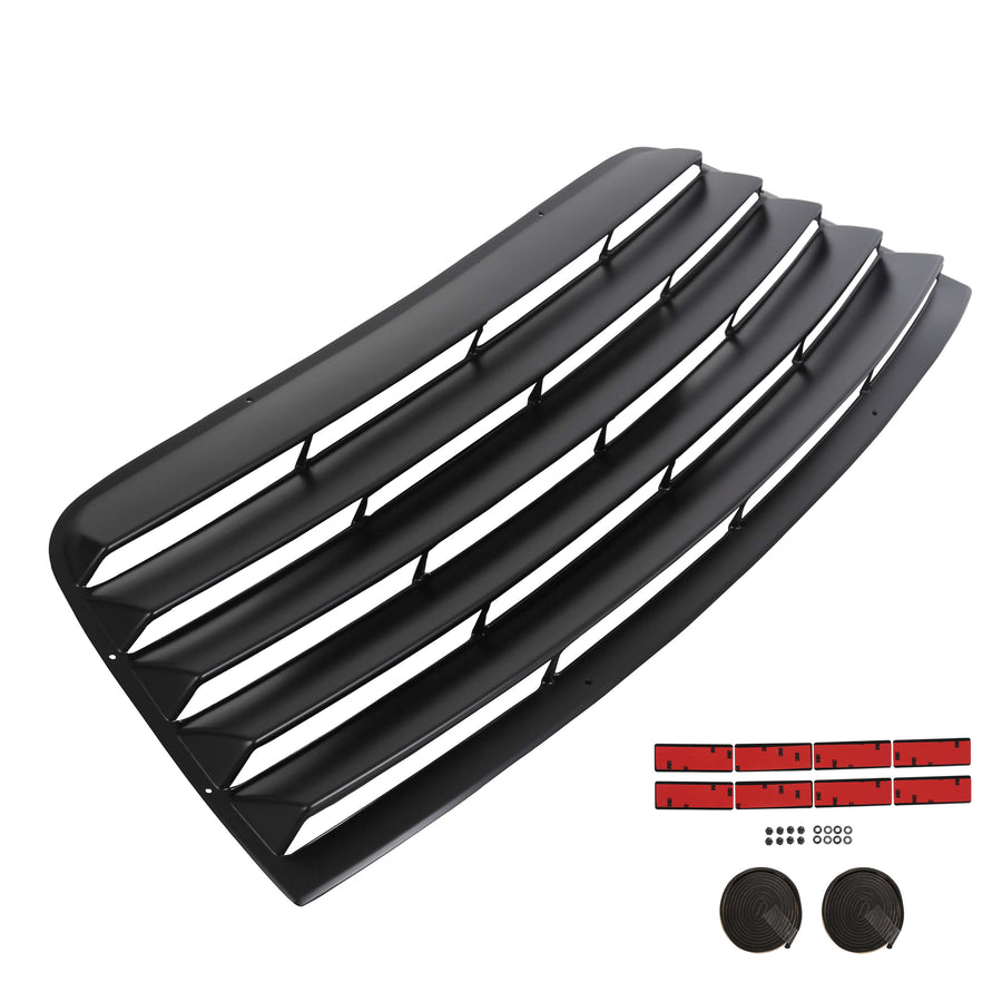 YIKATOO® Rear Window Scoop Louver Sun Shade Cover For 2008-2023 Dodge Challenger GT R/T -junior