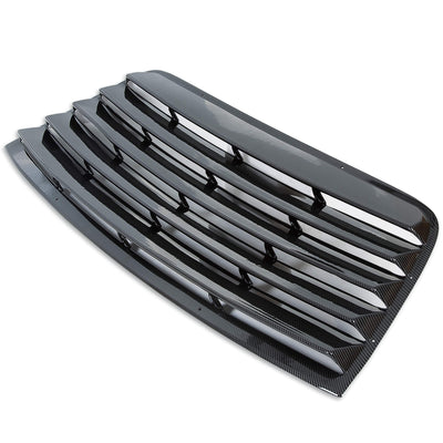 YIKATOO® Window Scoop Louver Sun Shade Cover For 2008-2019 Challenger Carbon Style -junior