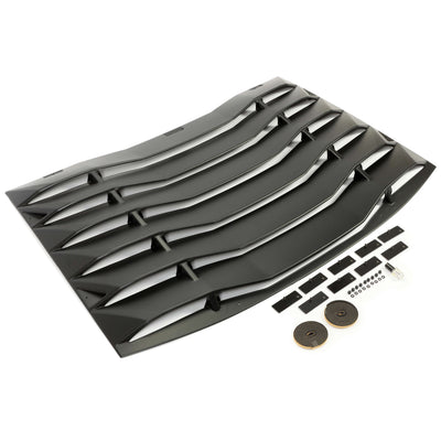 YIKATOO® Rear Window Louver Cover Sun Shade Vent For 2011-2021 Dodge Charger -junior