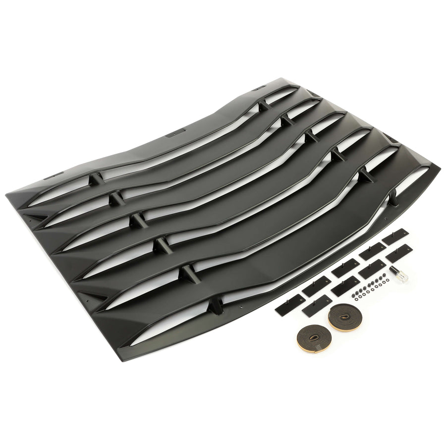 YIKATOO® Rear Window Louver Cover Sun Shade Vent For 2011-2021 Dodge Charger -junior