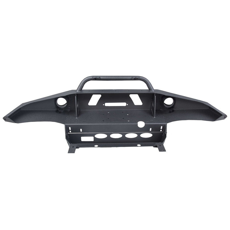 YIKATOO® New Front Bumper Guard W/ Winch Ready LED Hole D-Rings Offroad Steel for 2005-2015 Toyota Tacoma pick up only-junior