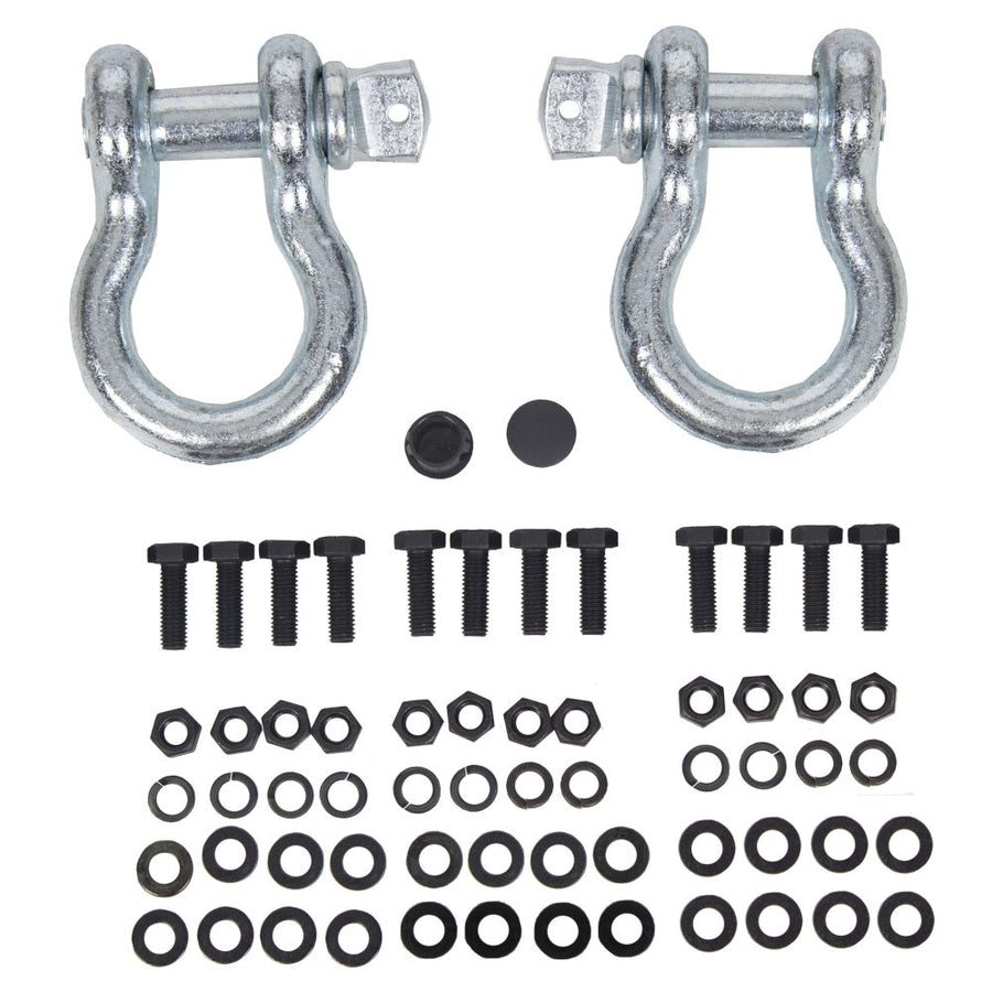 YIKATOO® New Front Bumper Guard W/ Winch Ready LED Hole D-Rings Offroad Steel for 2005-2015 Toyota Tacoma pick up only-junior