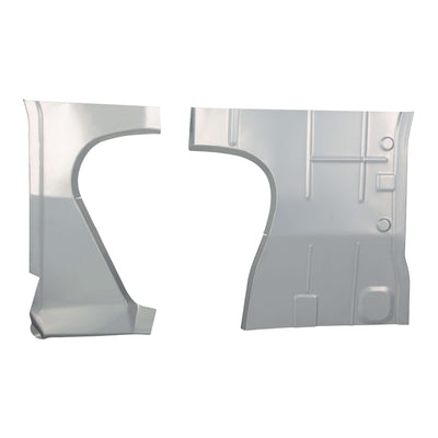 YIKATOO® Floor Pan Front Sections, Cab Floor Repair Panels, L&R Side For 1971-1996 Chevy Van  -junior