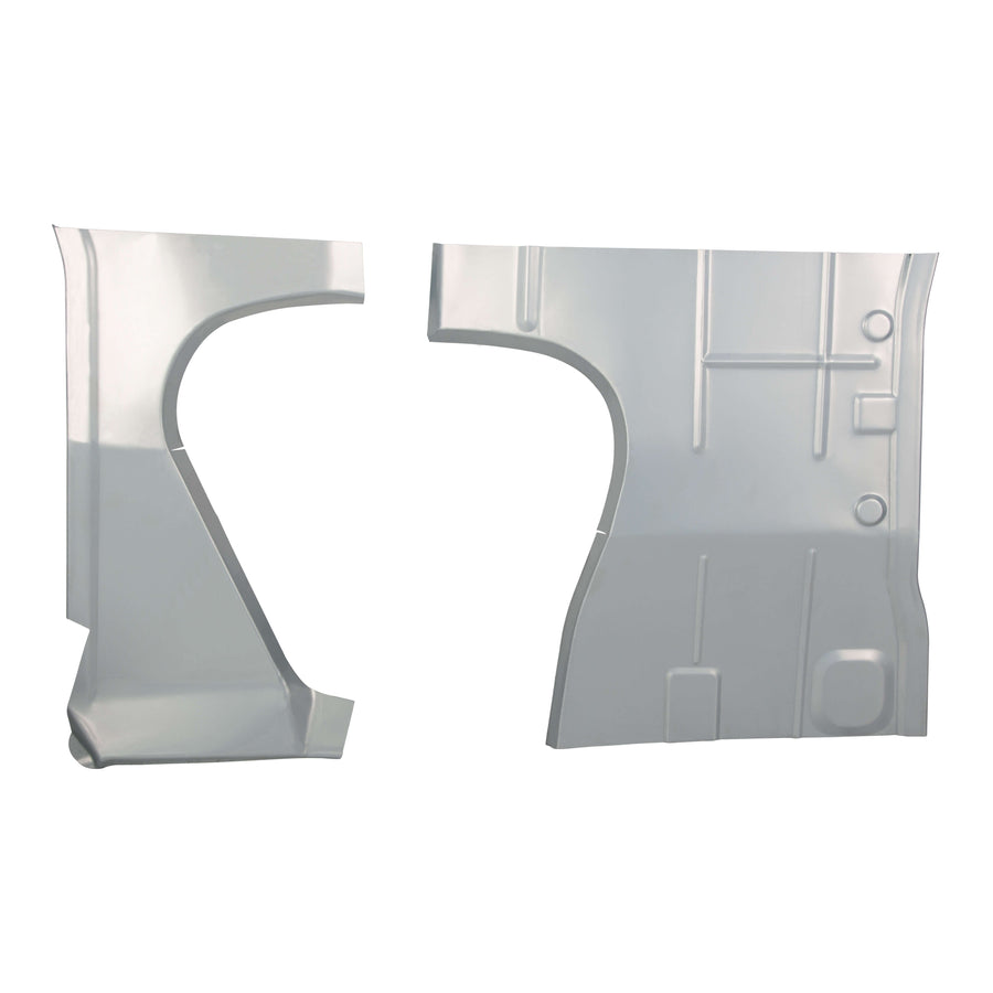 YIKATOO® Floor Pan Front Sections, Cab Floor Repair Panels, L&R Side For 1971-1996 Chevy Van  -junior