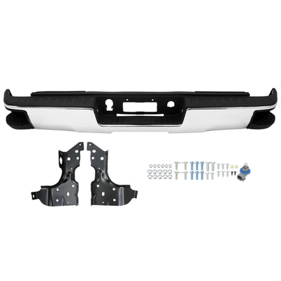 YIKATOO® Rear Step Bumper for 2014 - 2018 Chevy Silverado & GMC Sierra 1500 - junior