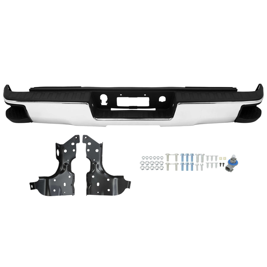 YIKATOO® Rear Step Bumper for 2014 - 2018 Chevy Silverado & GMC Sierra 1500 - junior