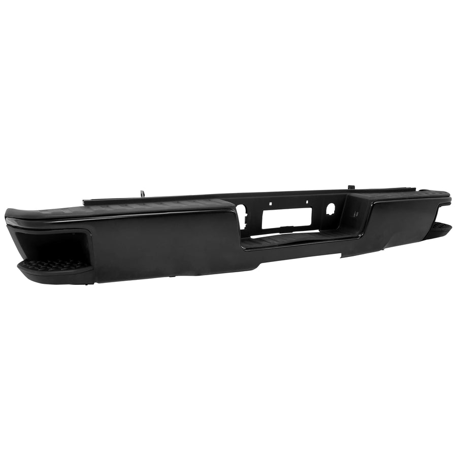 YIKATOO® Rear Step Bumper for 2014 - 2018 Chevy Silverado & GMC Sierra 1500,Assembly Black - junior