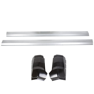 YIKATOO® Rocker Panels Cab Corner For 2009-2018 Dodge Ram 1500 2500 3500 Extended & Quad Cab -junior