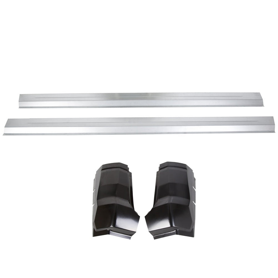 YIKATOO® Rocker Panels Cab Corner For 2009-2018 Dodge Ram 1500 2500 3500 Extended & Quad Cab -junior