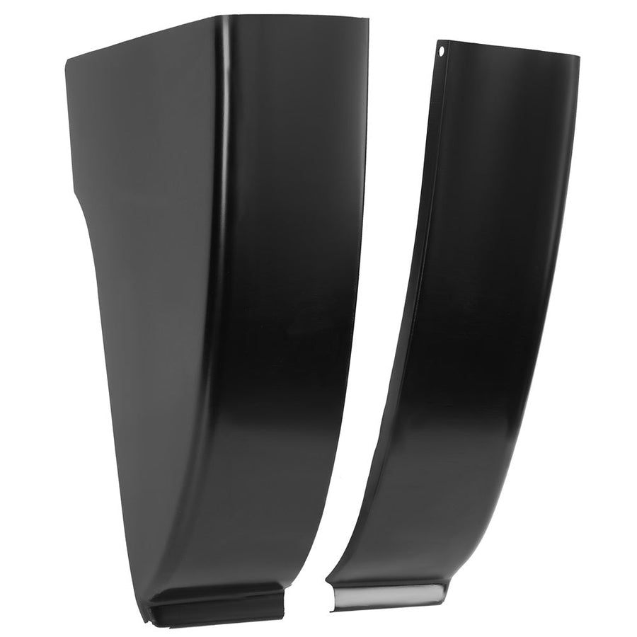 YIKATOO® Pair of Cab Corners Black Steel FOR 1973-1987 Chevy & GMC C1500 2500 R1500 2500 -junior