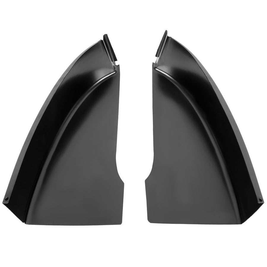 YIKATOO® Pair of Cab Corners Black Steel FOR 1973-1987 Chevy & GMC C1500 2500 R1500 2500 -junior