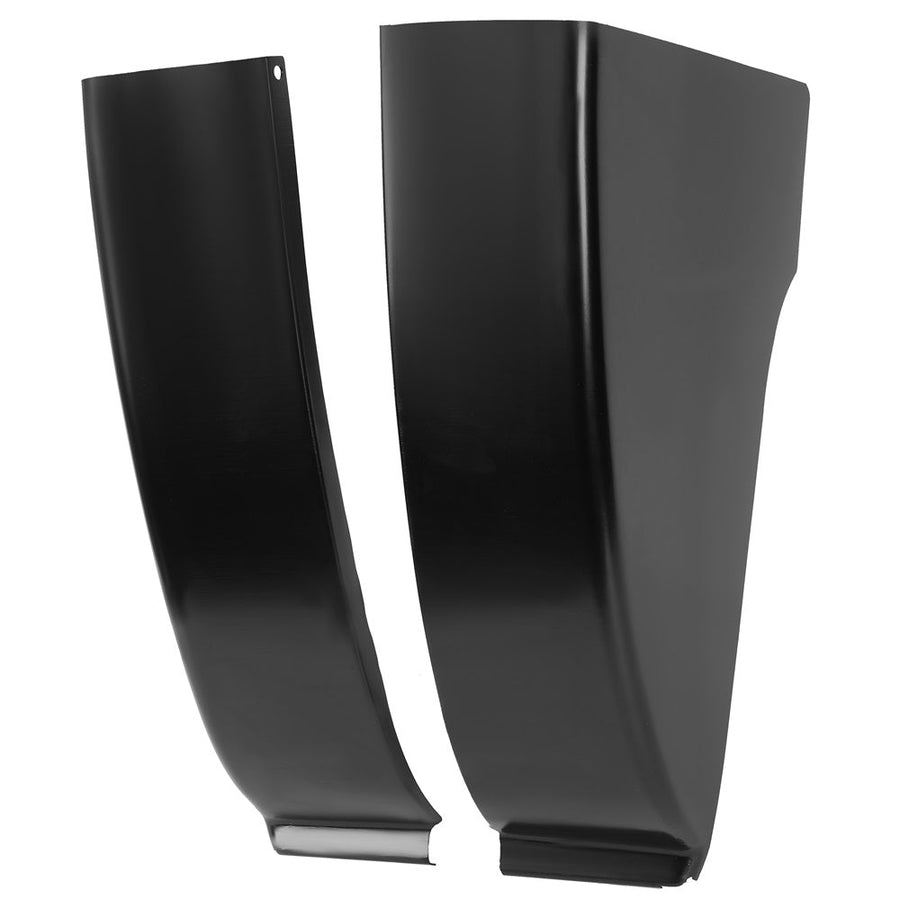YIKATOO® Pair of Cab Corners Black Steel FOR 1973-1987 Chevy & GMC C1500 2500 R1500 2500 -junior