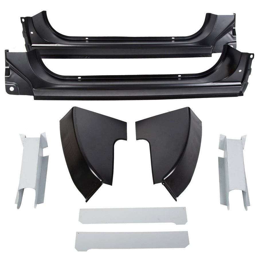 YIKATOO® Rocker Panel Cab Corner &Floor Support For 1973-1987 Chevy 1973-1991 Blazer Jimmy Repair -junior