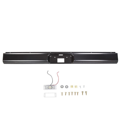 YIKATOO® for 1973-1987 C10 Silverado GMC Fleetside Rear Steel Roll Pan License Plate W/Light 18 Gauge Steel -junior