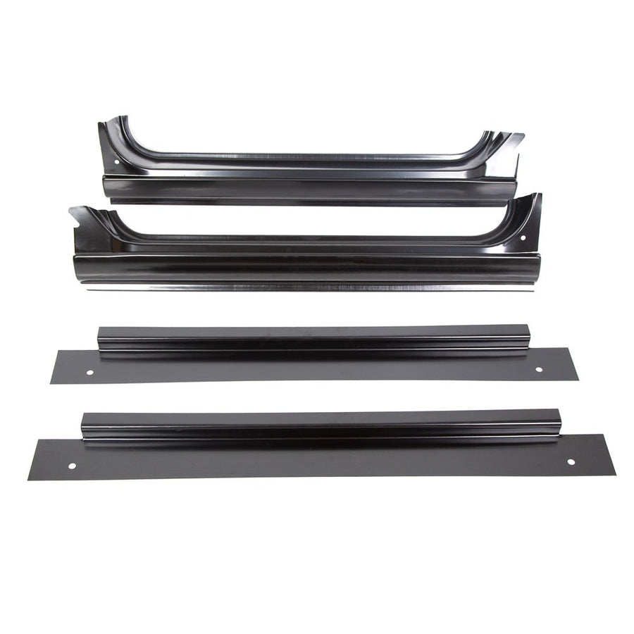 YIKATOO® 4Pc For 1967-1972 Chevy C10 Truck LH RH Side Full Rocker Panels w/ Inner Patch Panel -junior