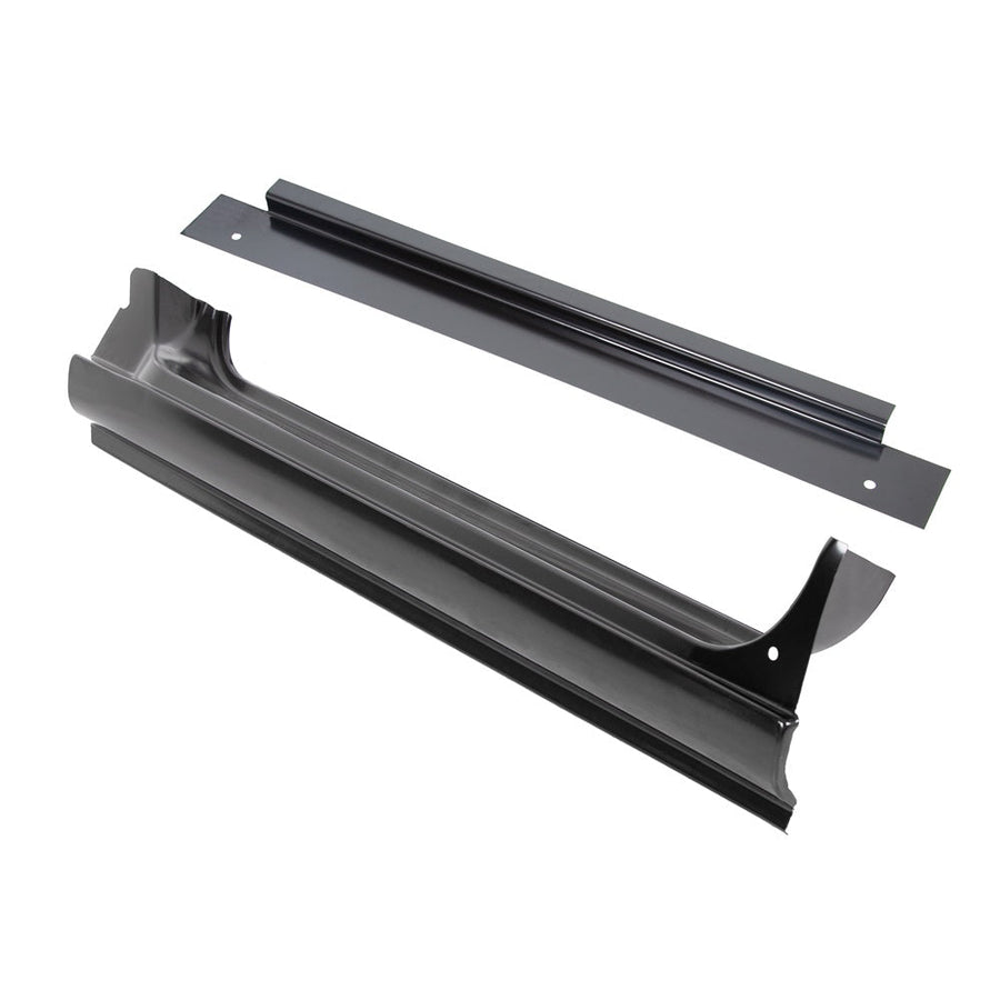 YIKATOO® 4Pc For 1967-1972 Chevy C10 Truck LH RH Side Full Rocker Panels w/ Inner Patch Panel -junior