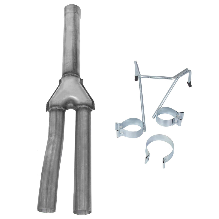 YIKATOO® Dual Exhaust Muffler Delete Pipe For 09-19 Dodge Ram 1500 5.7L Pickup Truck-junior