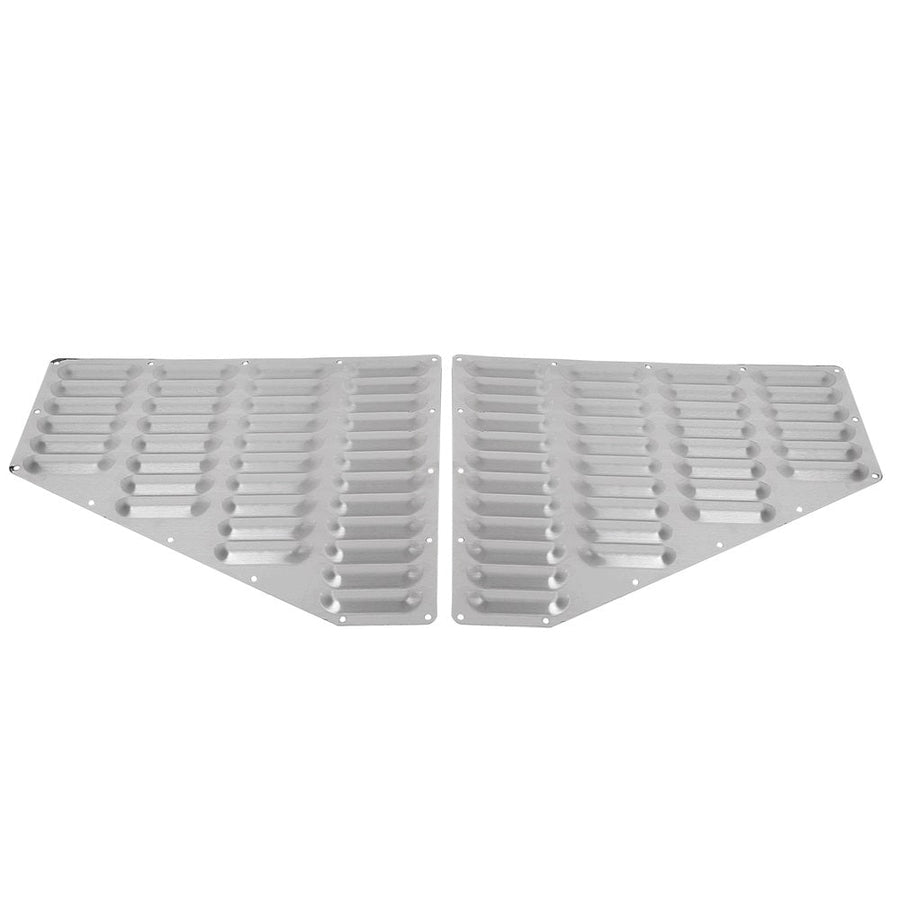 YIKATOO® Hood Louver Aluminum Vent Bolt-On Cooling Panel Kit FOR 1984-2001 Jeep XJ Cherokee -junior