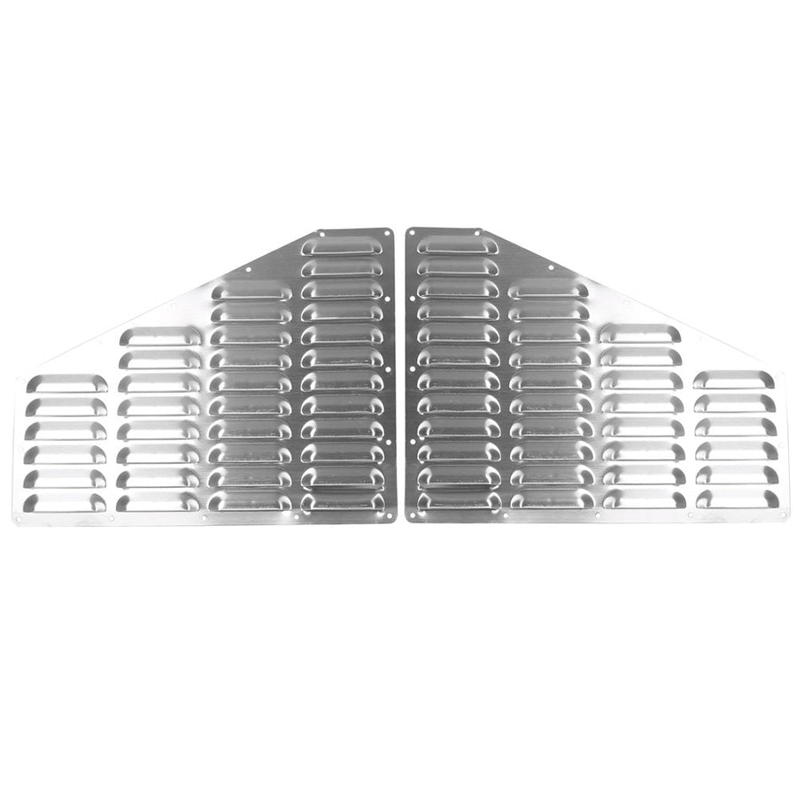 YIKATOO® Hood Louver Aluminum Vent Bolt-On Cooling Panel Kit FOR 1984-2001 Jeep XJ Cherokee -junior