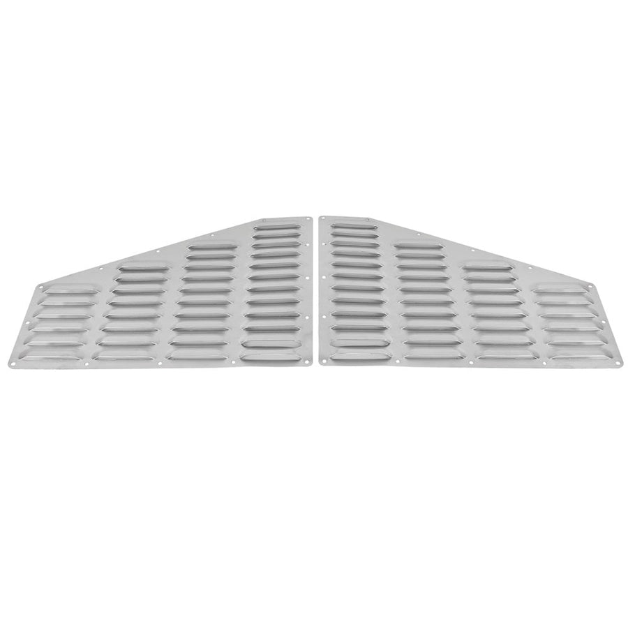 YIKATOO® Hood Louver Aluminum Vent Bolt-On Cooling Panel Kit FOR 1984-2001 Jeep XJ Cherokee -junior