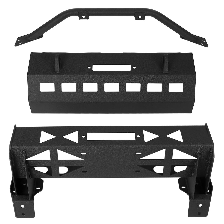 YIKATOO® Offroad Style Front Bumper for 2014-2020 Toyota Tundra,Winch Ready -  junior