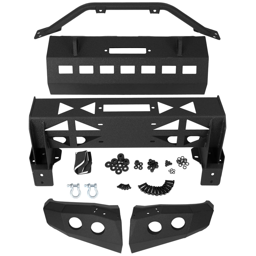 YIKATOO® Offroad Style Front Bumper for 2014-2020 Toyota Tundra,Winch Ready -  junior