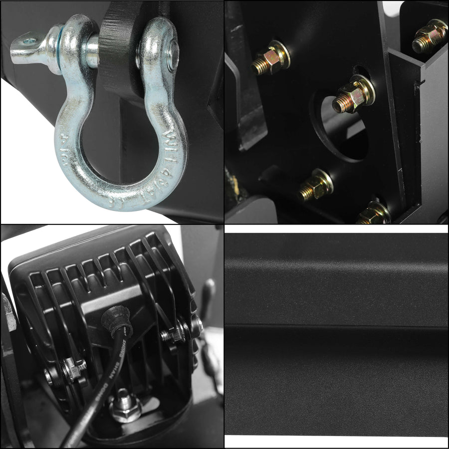 YIKATOO® Modular Front Bumper for 2018-2020 Ford F-150,3-Piece - junior