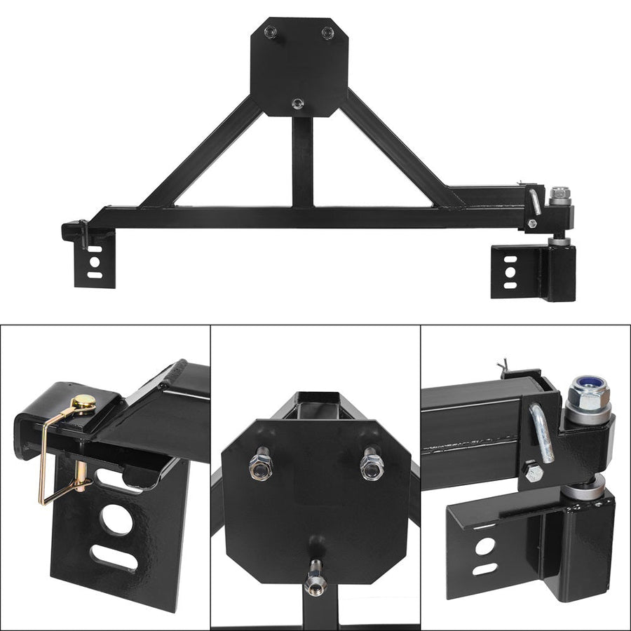 YIKATOO® Tire Carrier Mount w/Drop Down Option Compatible with All Hummer H2 Black -junior