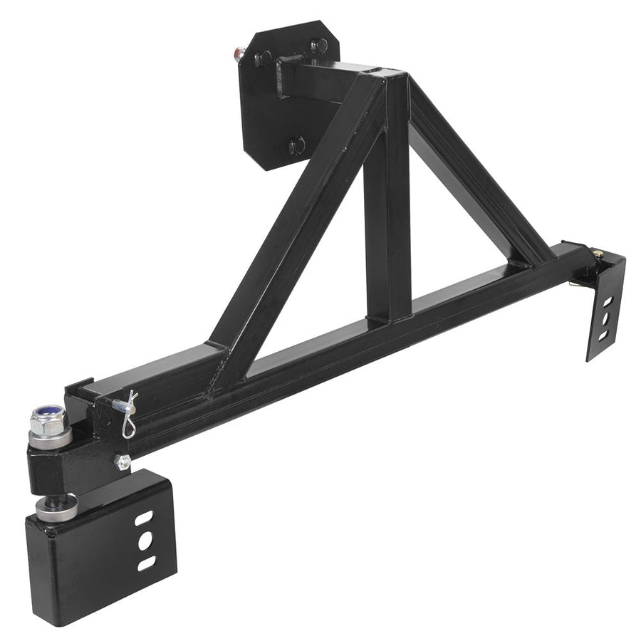 YIKATOO® Tire Carrier Mount w/Drop Down Option Compatible with All Hummer H2 Black -junior