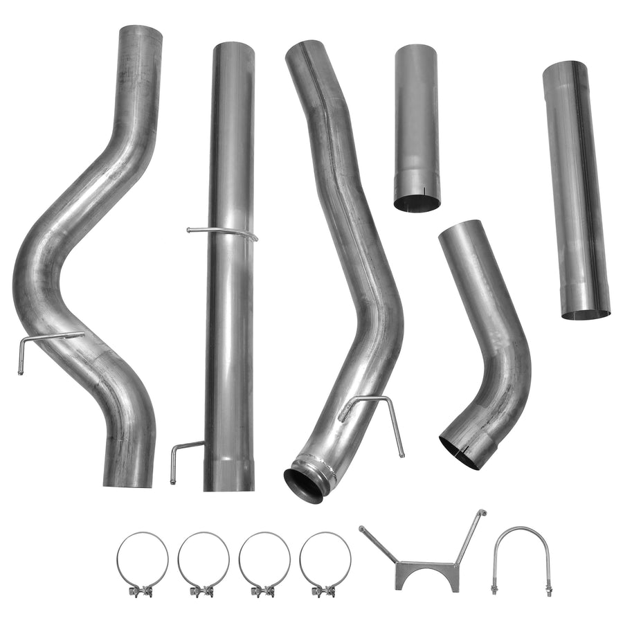 YIKATOO® Stainless Steel 5 Inches Turbo Back Exhaust Pipe For 2013-2018 Dodge Ram 2500 3500-junior