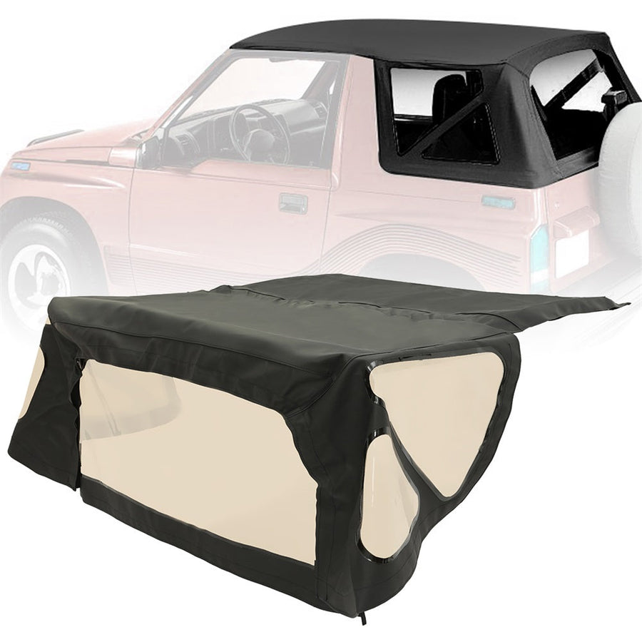 YIKATOO® Soft Top W/ Tinted Windows For 1988-1994 Sidekick Geo Tracker -junior