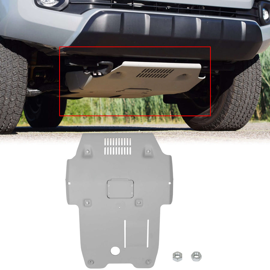 YIKATOO®  Aluminum Front Skid Plate Protection For 2016-2023 Toyota Tacoma -junior