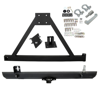 Jeep Wrangler 87-06 TJ YJ Rear Bumper family photo