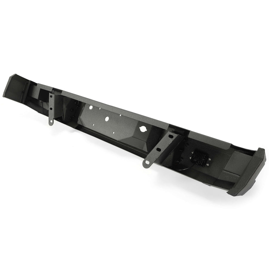 YIKATOO® Rear Bumper Black Steel compatible with 2009-2014 Ford F150 Fits Models without Rear Sensors -junior